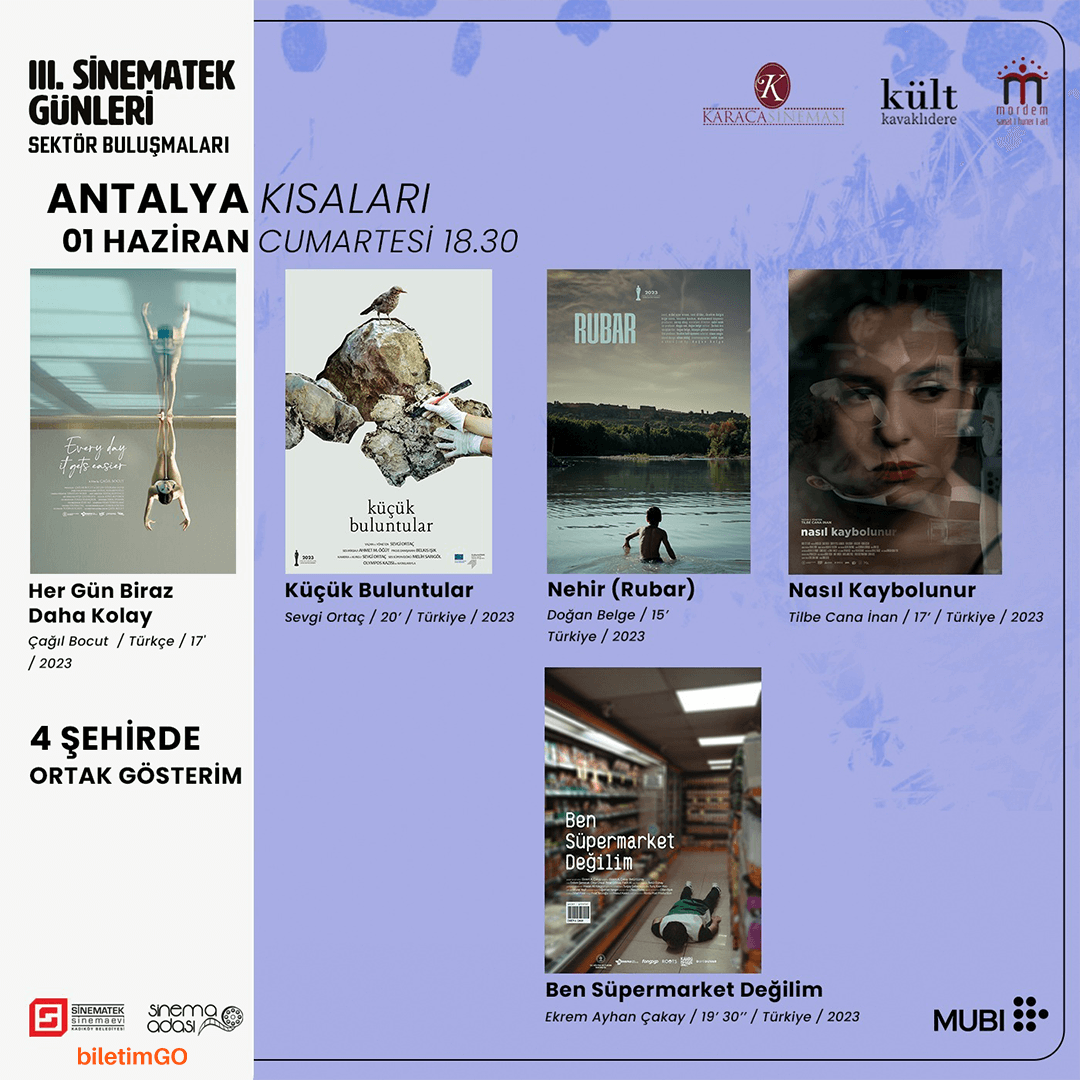 1 Haziran ''Antalya Kısalar Özel Gösterimleri''