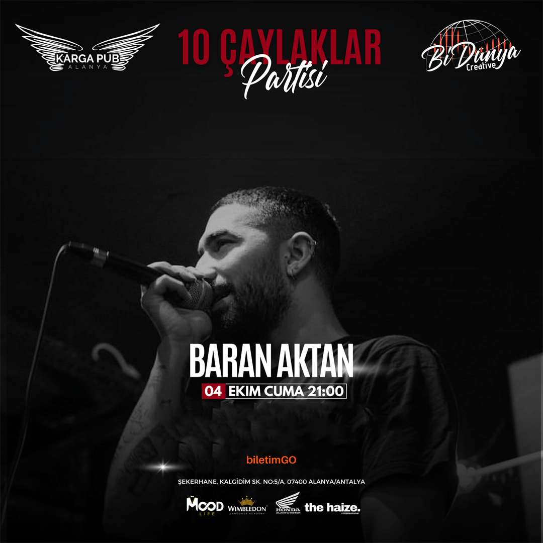 10 Çaylaklar Partisi ( Alanya Karga Pub )