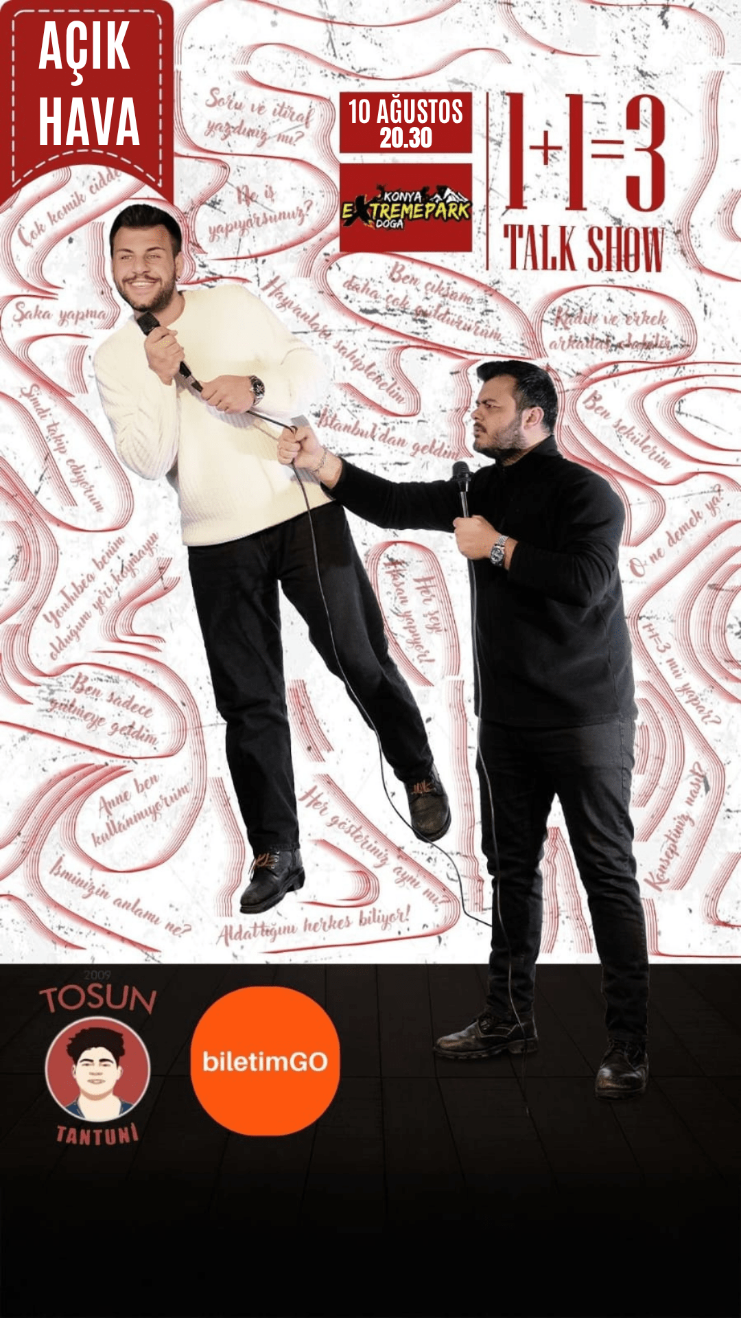 1+1=3 Talk Show - Açık Hava