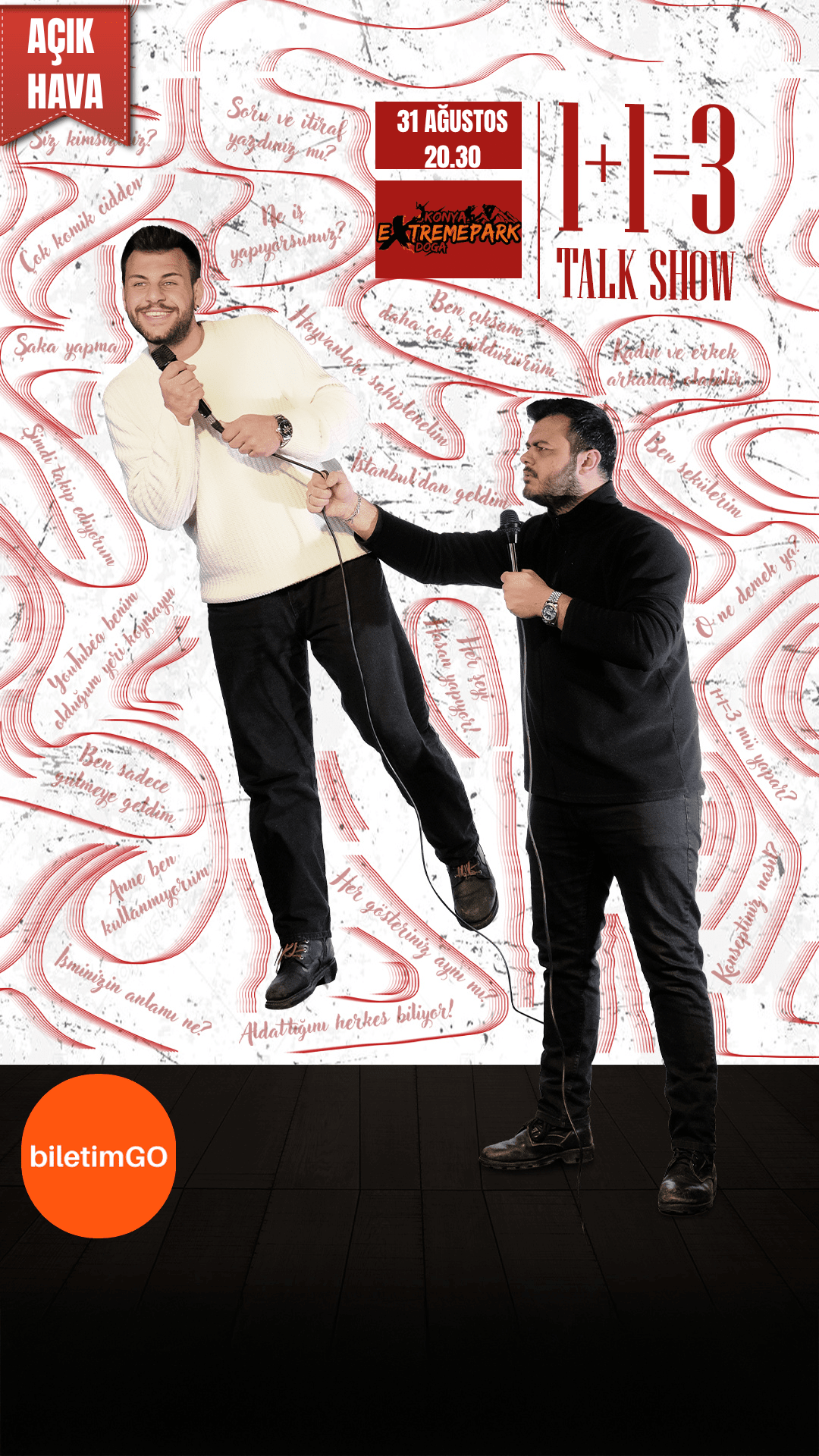 1+1=3 Talk Show - Açık Hava