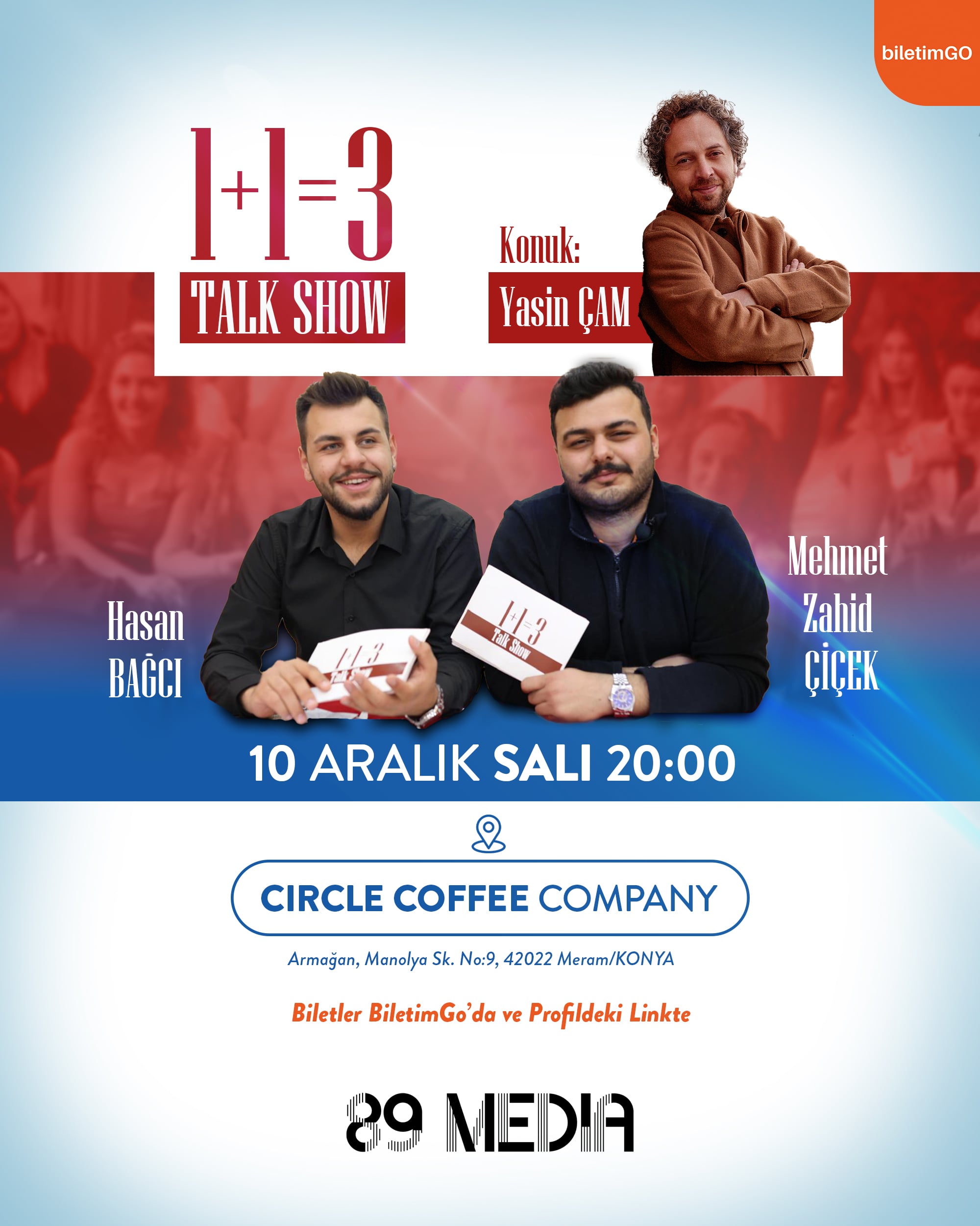 1+1=3 Talk Show - (Konuklu Gösteri - Yasin Çam)