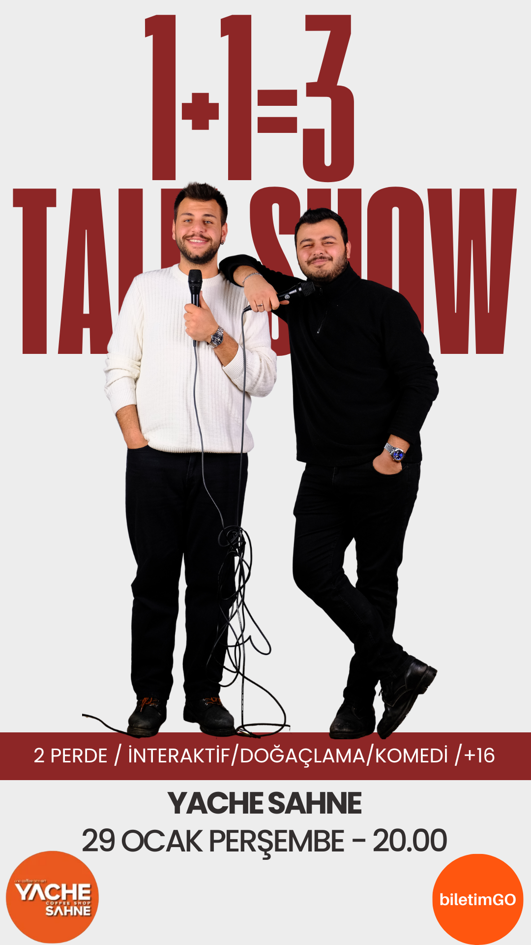 1+1=3 Talk Show - Yache Sahne