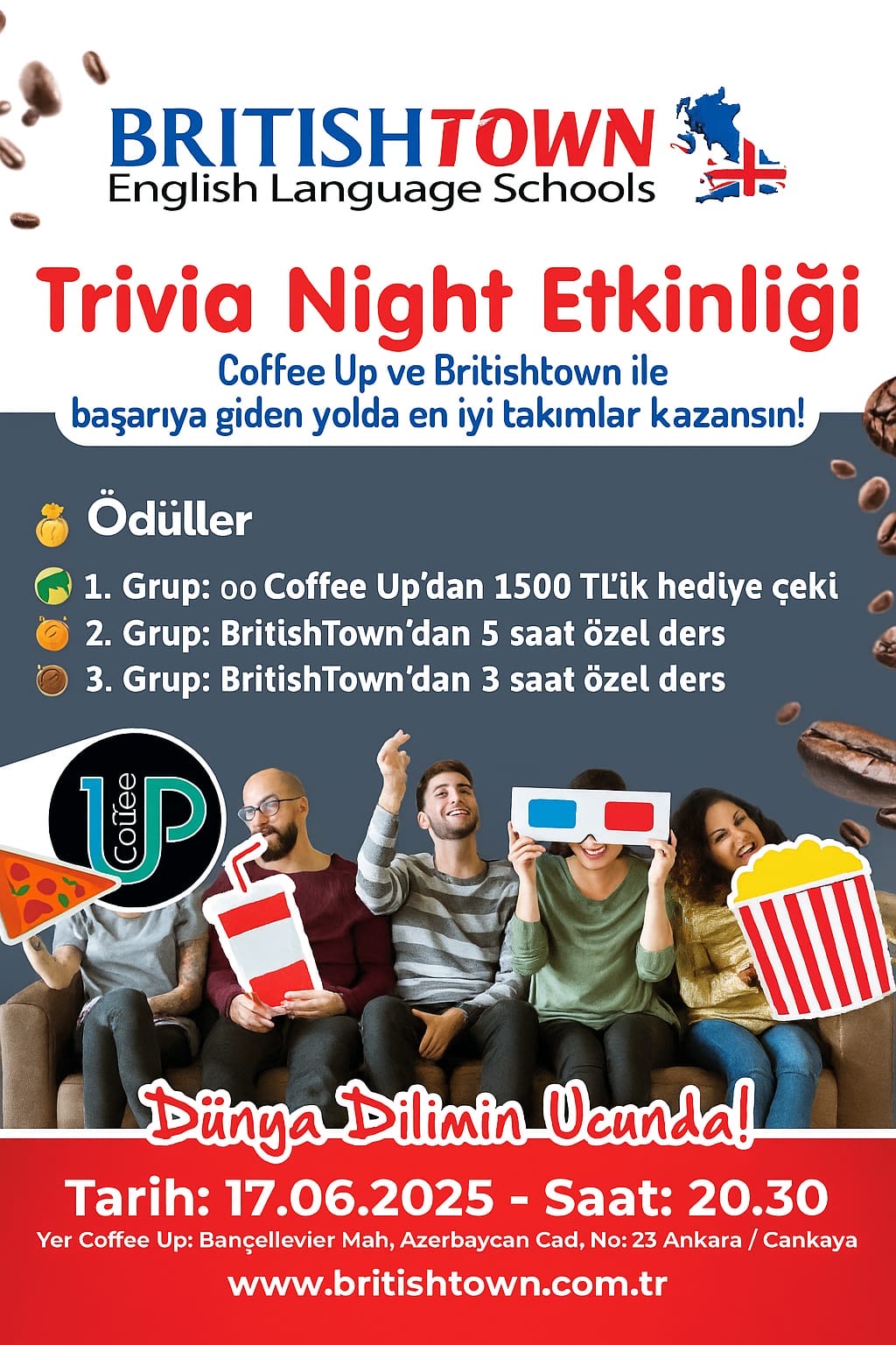 17 Haziran İngilizce Bilgi Yarışması British Town