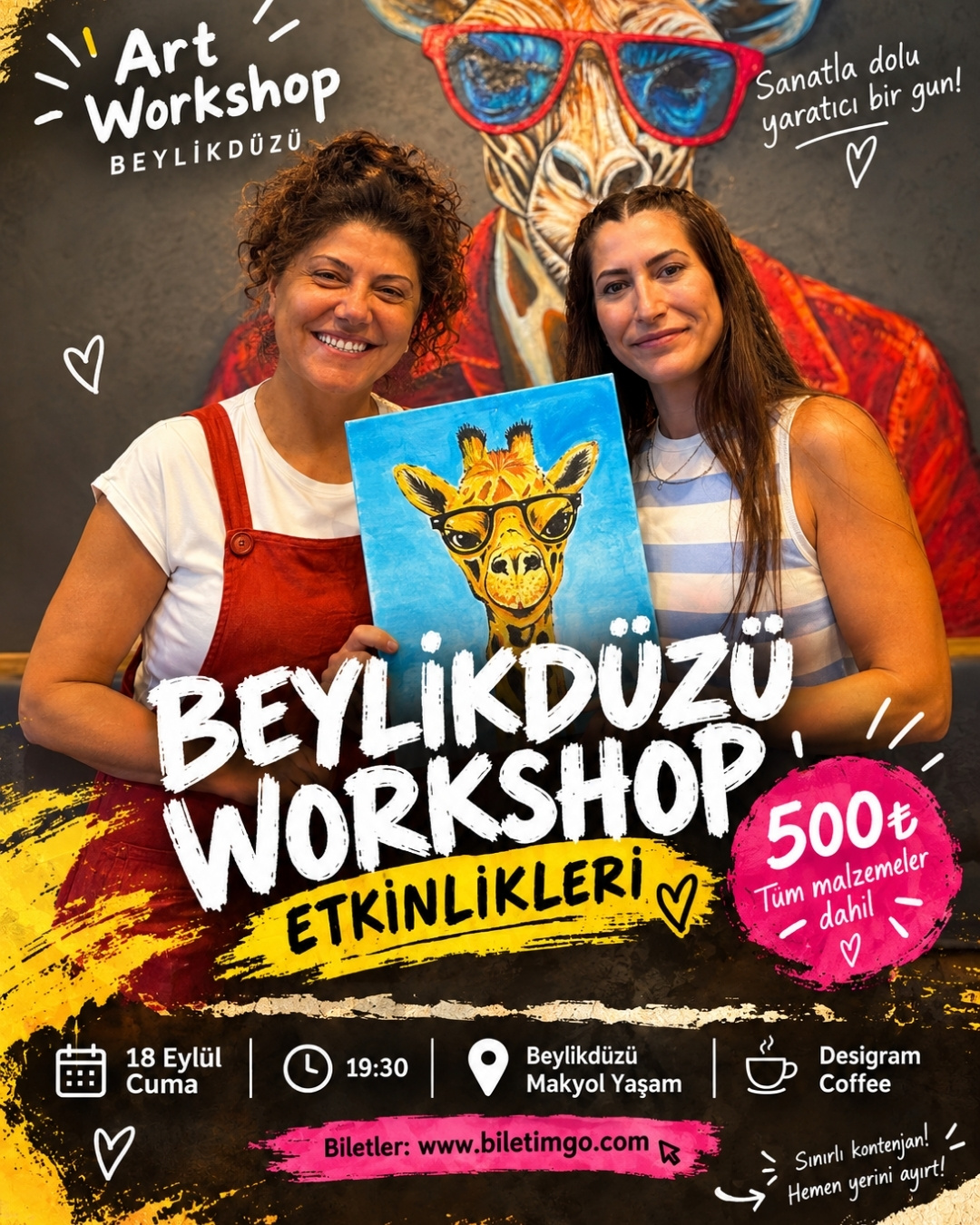 18 Eylül Cuma Beylikdüzü Workshop Etkinlikleri