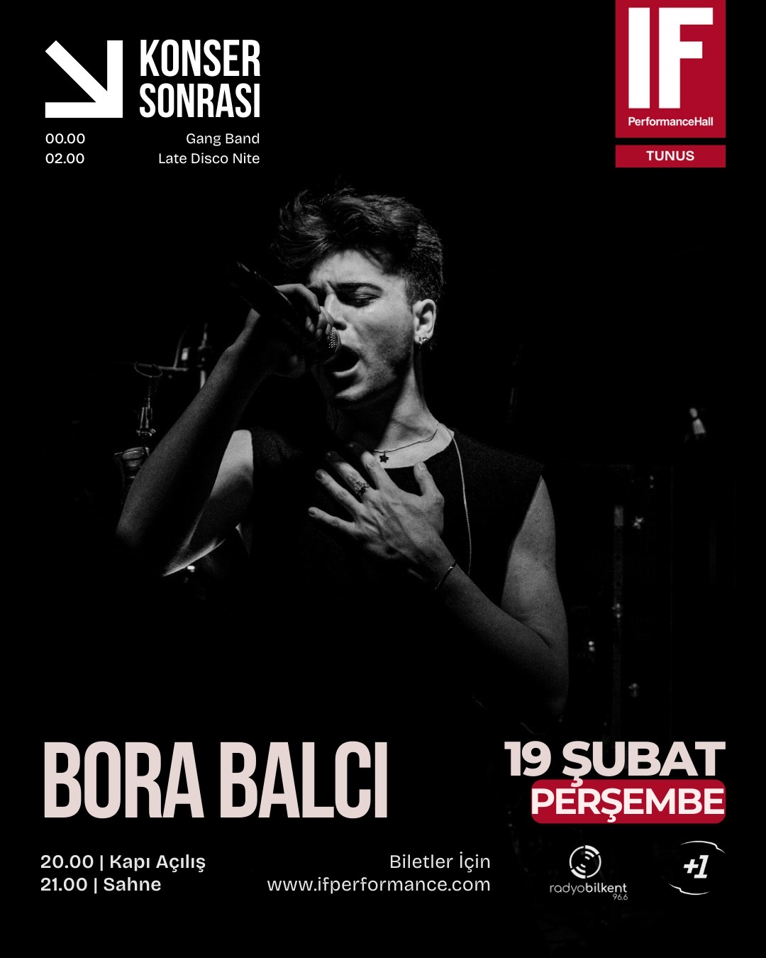 Bora Balcı IF Ankara Konseri