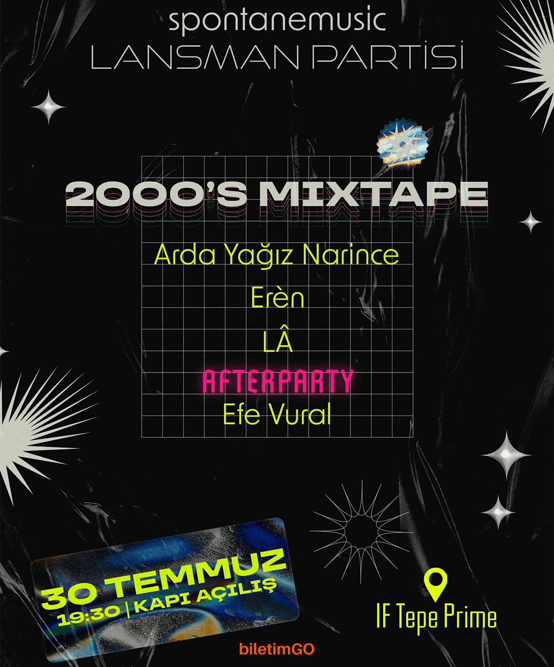 2000s Mixtape Party - Spontanemusic Lansman