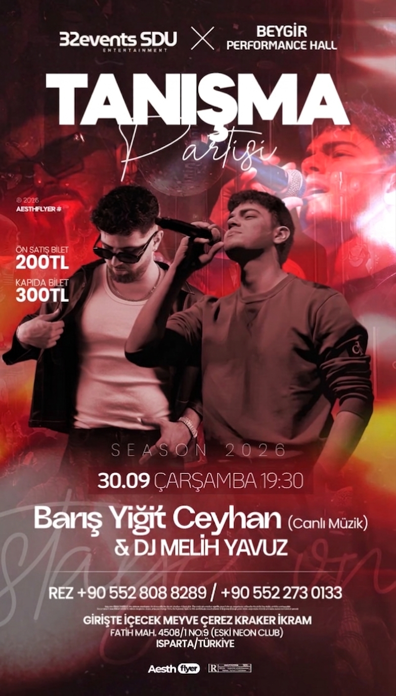 2026 TANIŞMA PARTİSİ