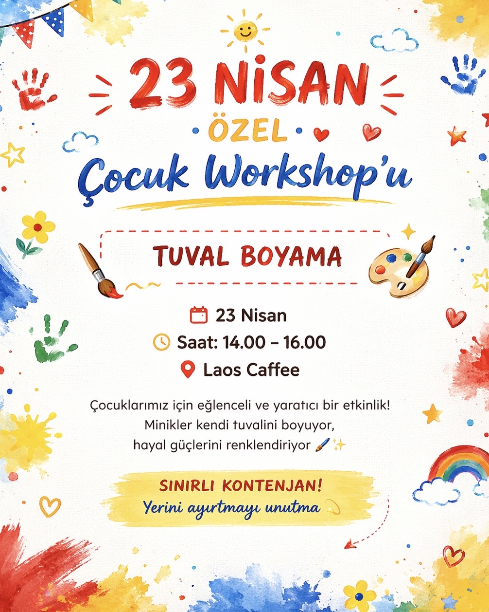 23 Nisan Özel Çocuk Workshop