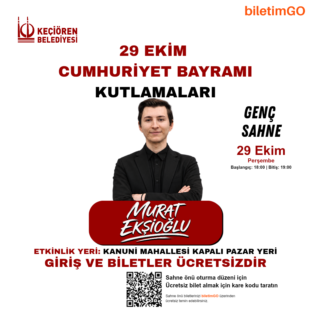 29 Ekim Cumhuriyet Bayramı Coşkusu - Genç Sahne (Murat Ekşioğlu)