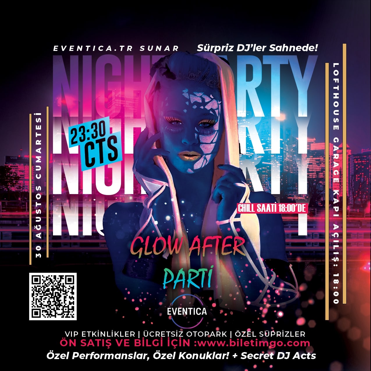 30 Ağustos Zafer Bayramı Glow Neon After Party
