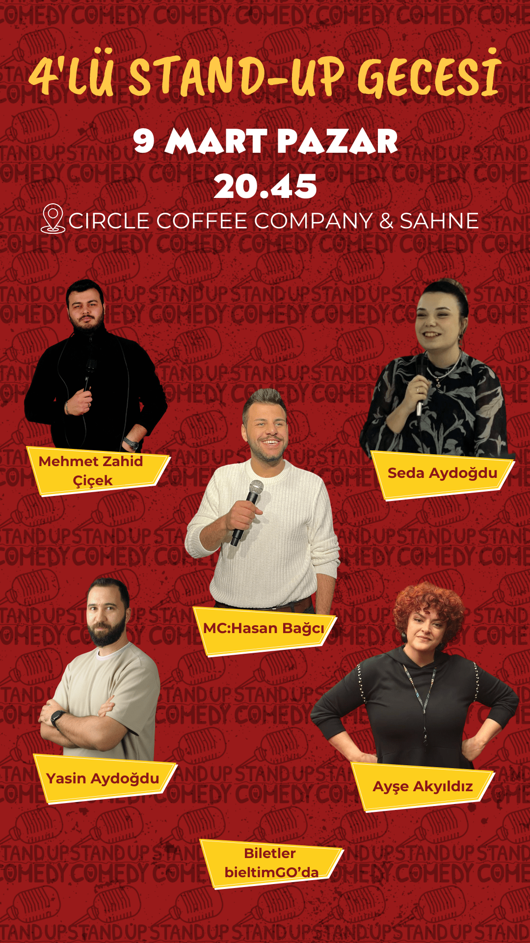 4'lü Stand-Up Gecesi