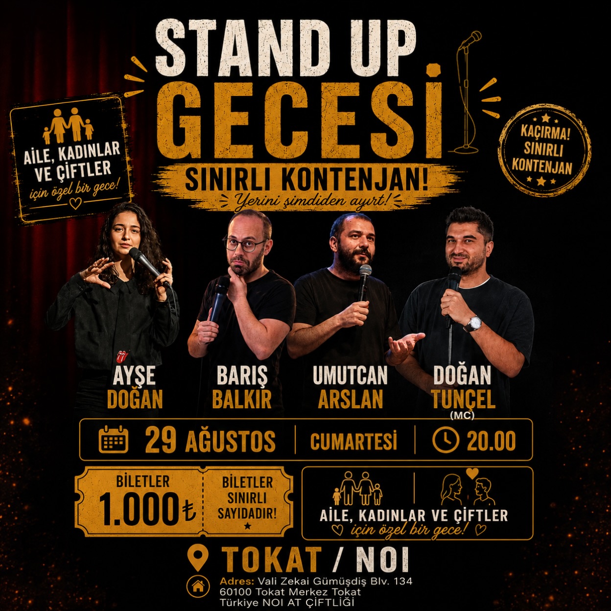 4’Lü Stand-up Gösterisi