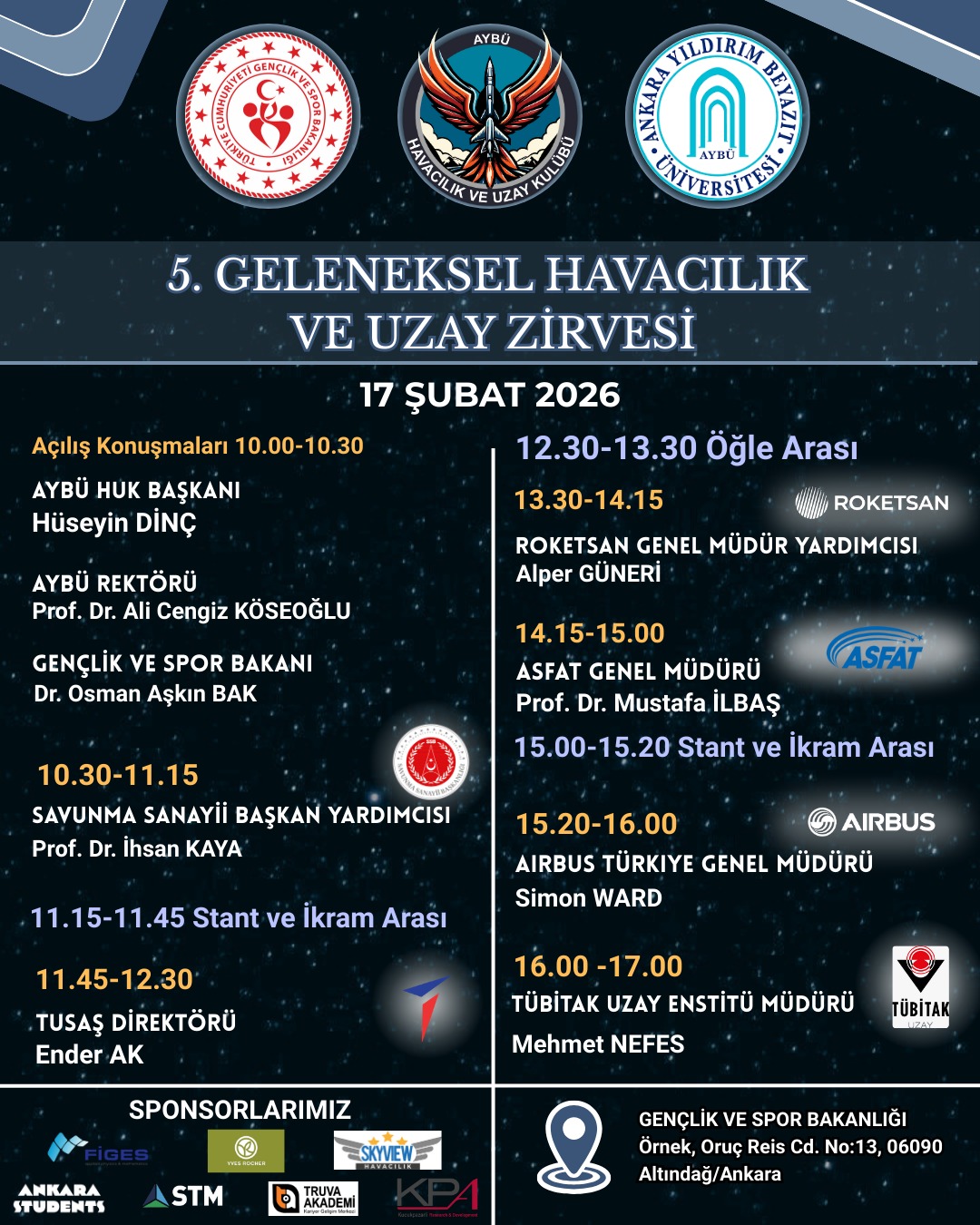 5. GELENEKSEL HAVACILIK VE UZAY ZİRVESİ