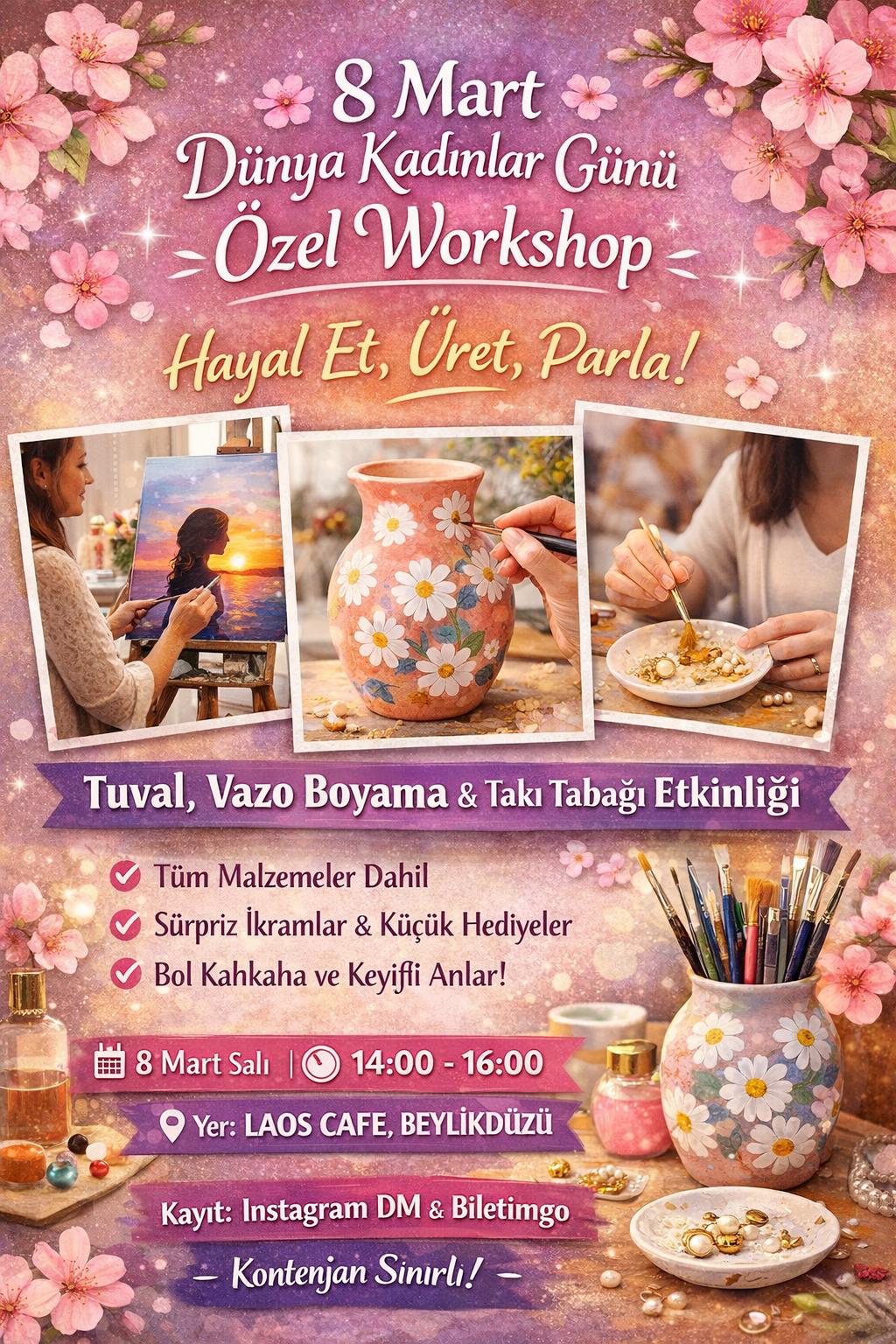 8 Mart Kadınlar Günü Özel Workshop