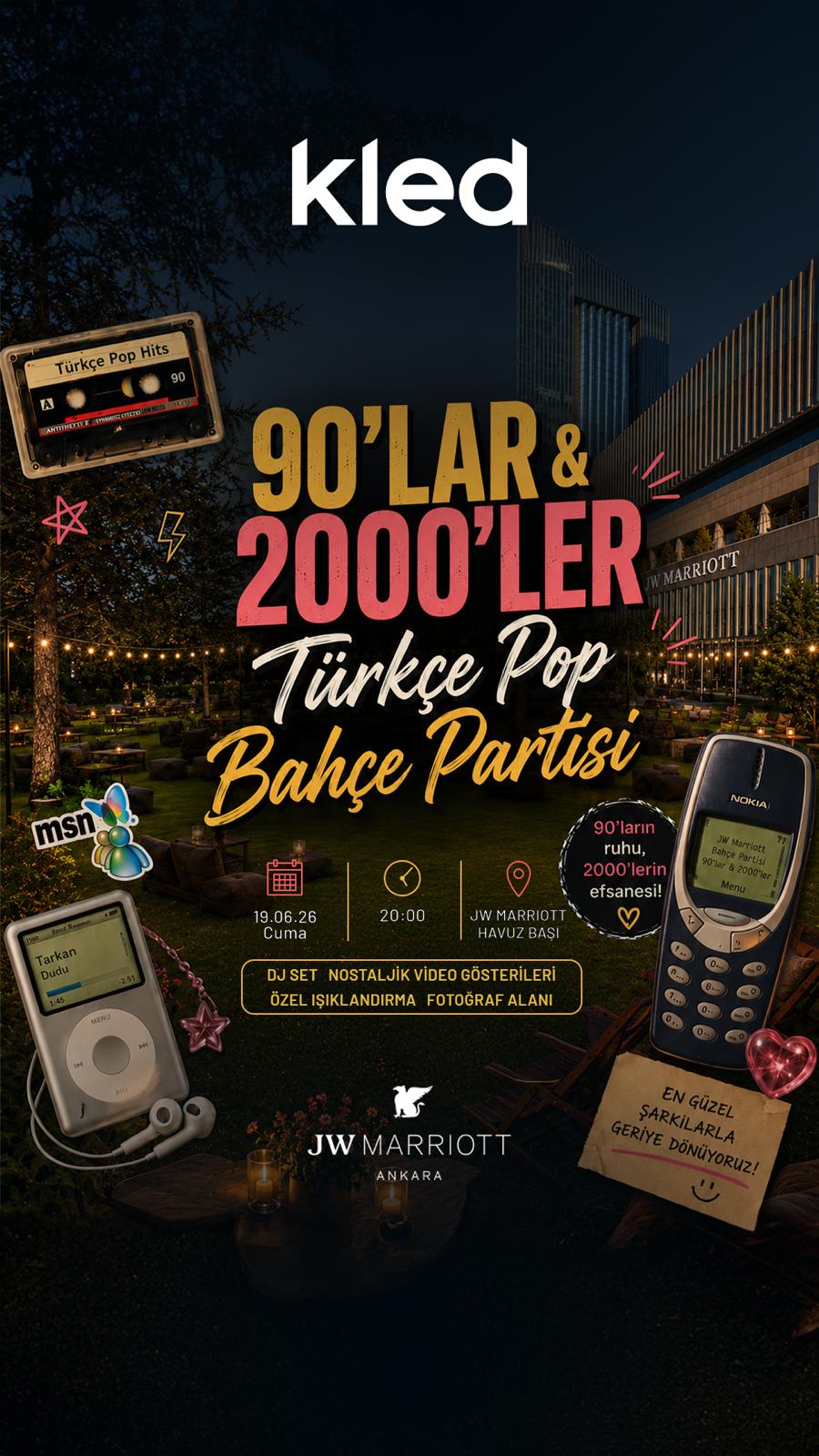 90’LAR 2000’LER TÜRKÇE POP PARTİSİ