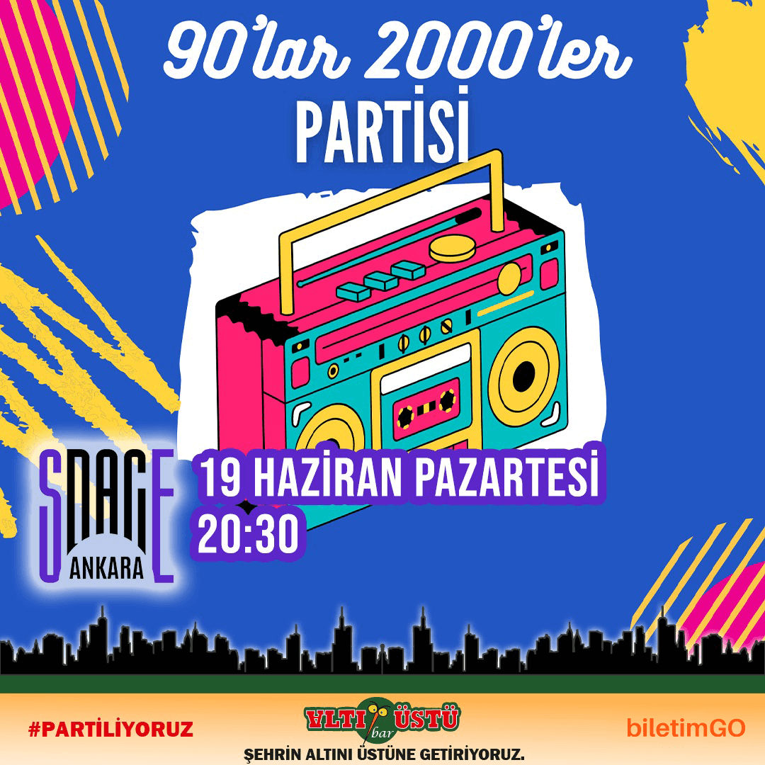 90'lar 2000'ler Türkçe Pop Partisi