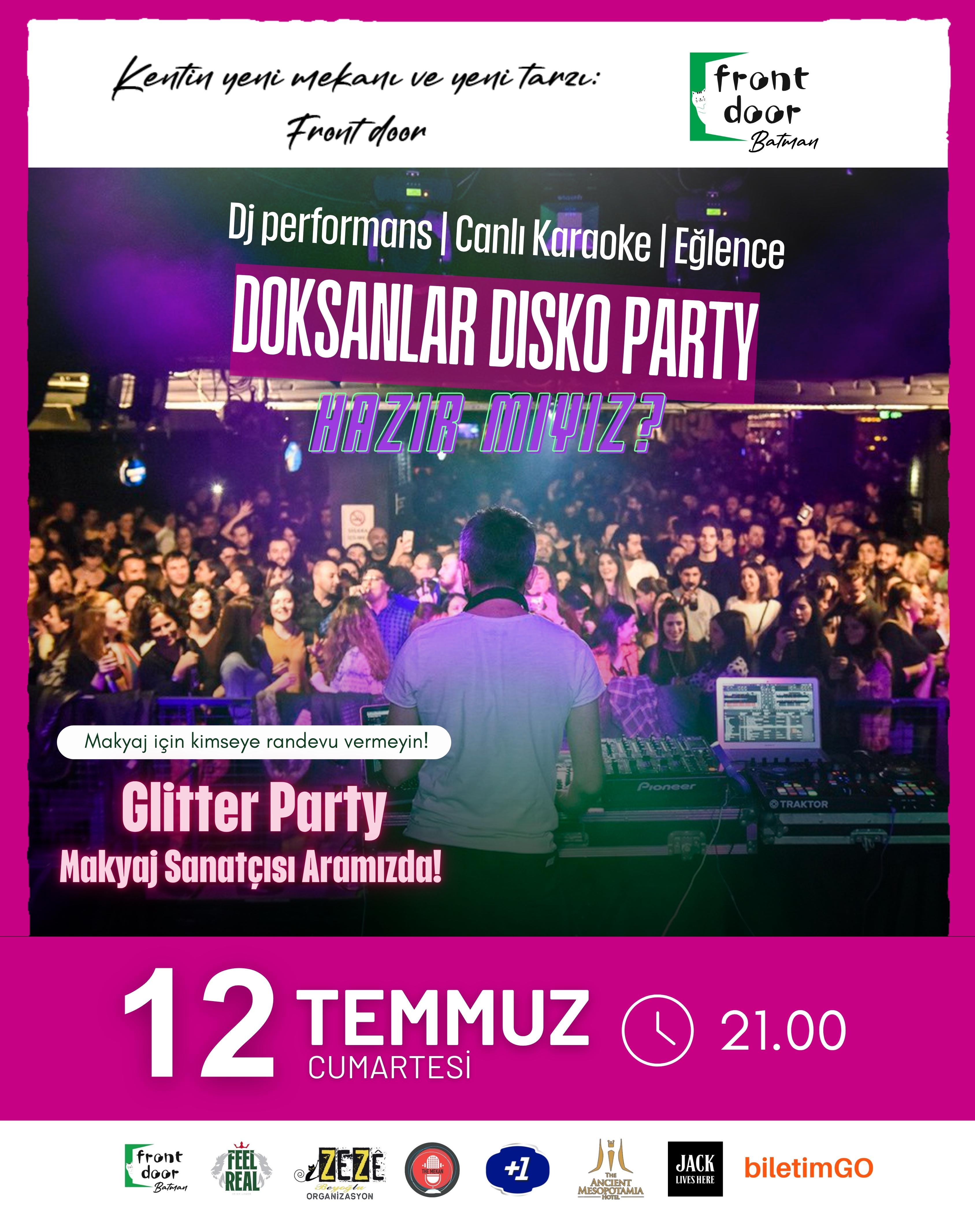 90'lar Disco Party /Glitter Party Batman’da