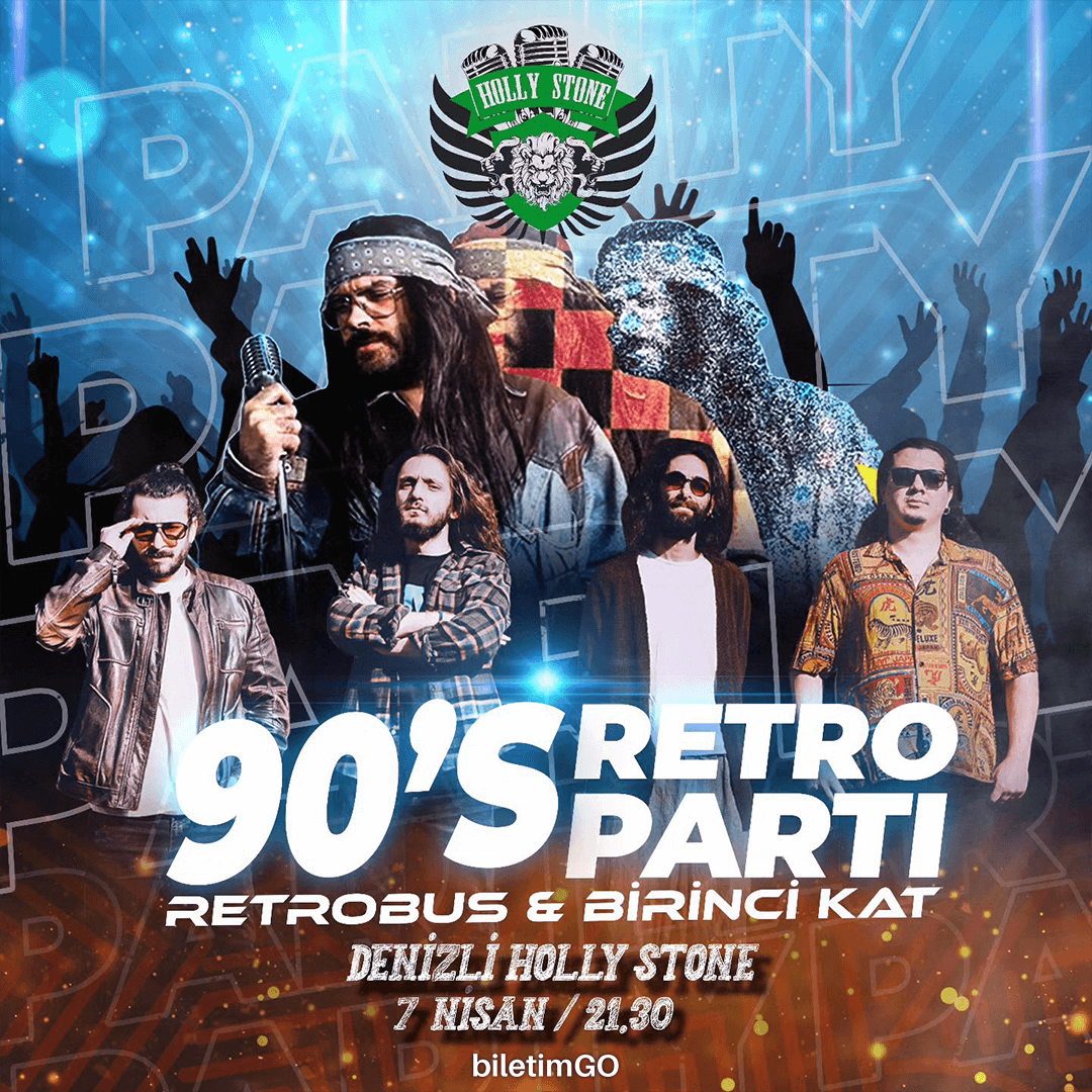 90'lar Retro Parti (Retrobüs & Birinci Kat)