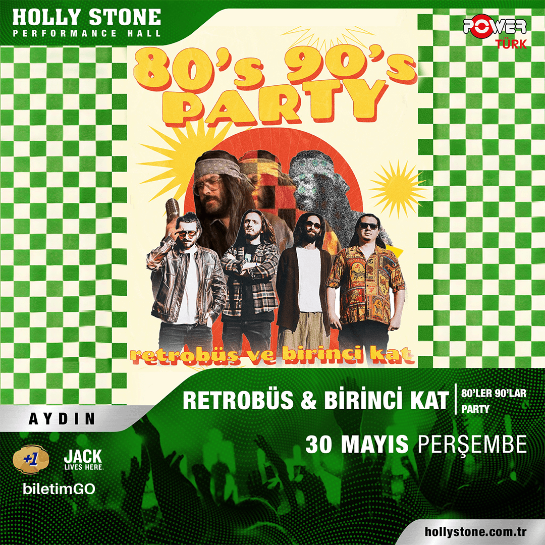 90's Retro Live Parti (Retrobüs & Birinci Kat)