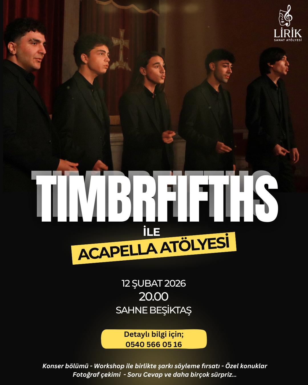 A Capella TimbrFifths ile Acapella Atölyesi