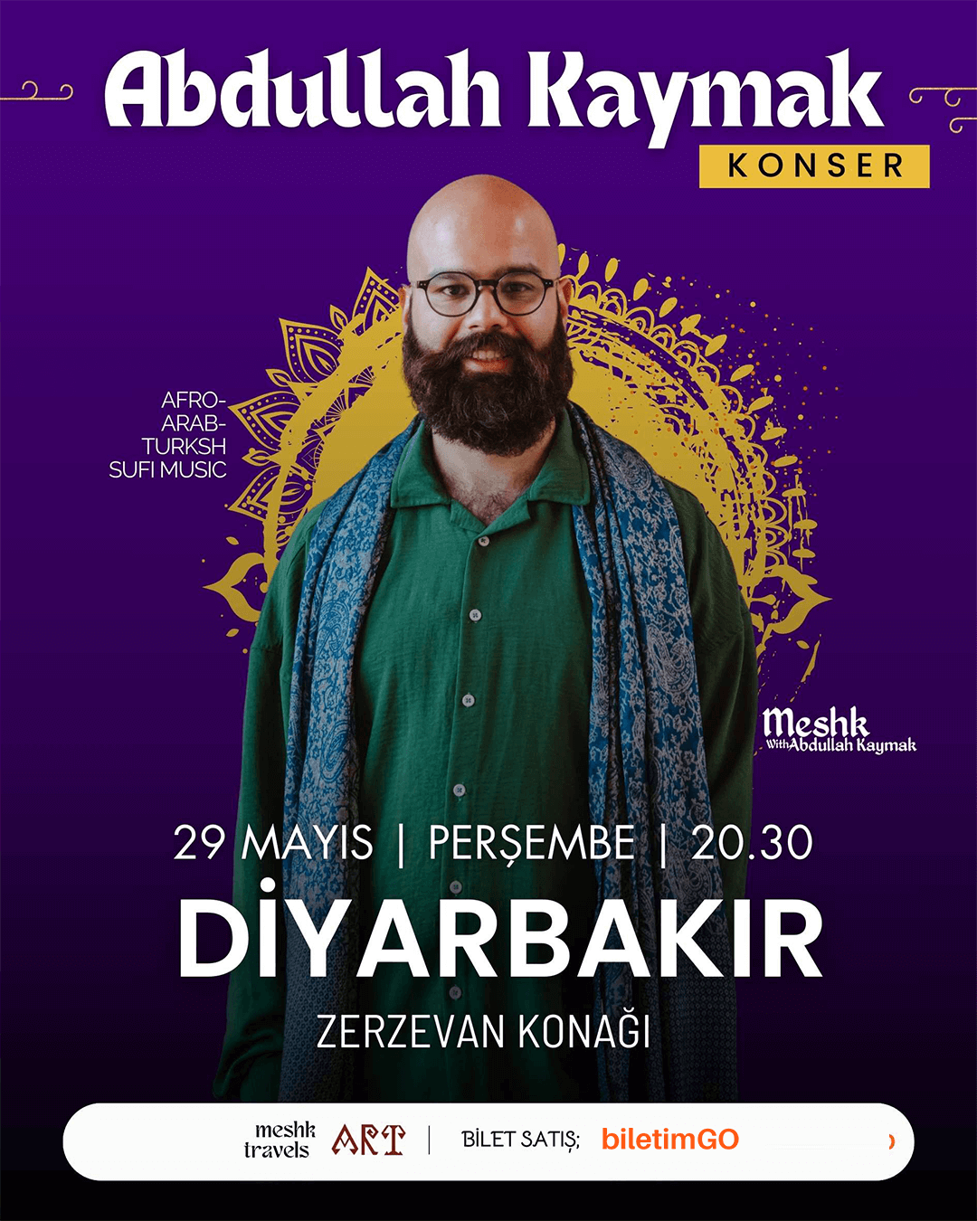 Abdullah Kaymak / Afro-Arab & Turkish Sufi Music Konseri - Diyarbakır