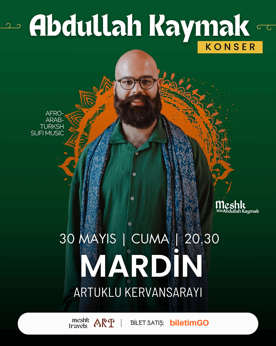 Abdullah Kaymak / Afro-Arab & Turkish Sufi Music Konseri - Mardin