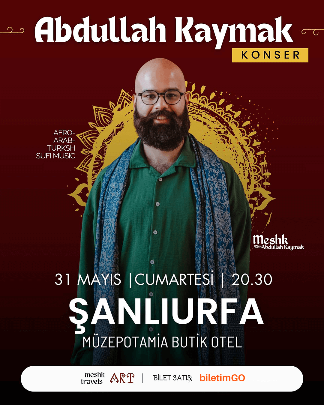 Abdullah Kaymak / Afro-Arab & Turkish Sufi Music Konseri - Şanlıurfa