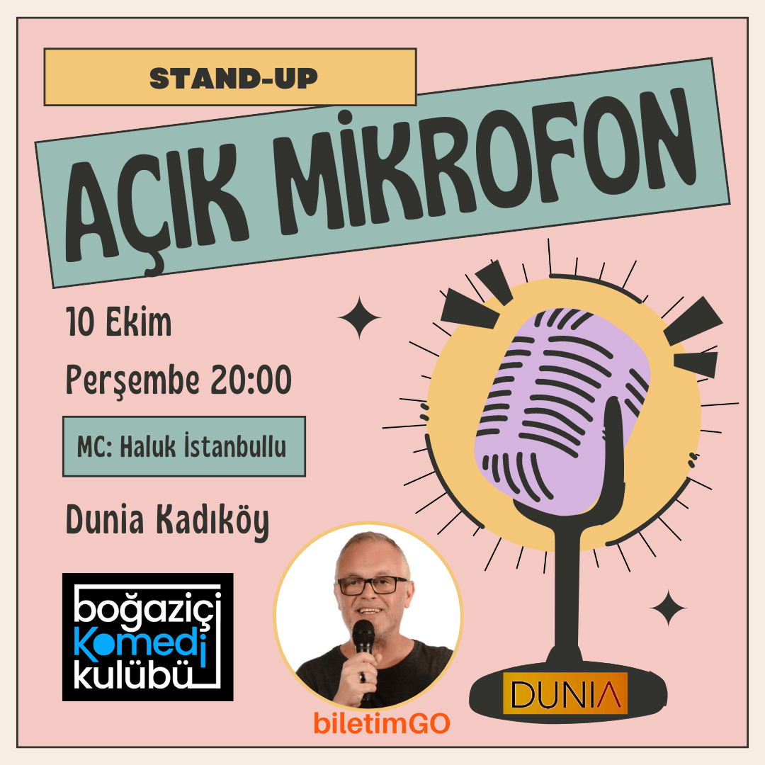 Açık Mikrofon Stand-up - Boğaziçi Komedi Kulübü
