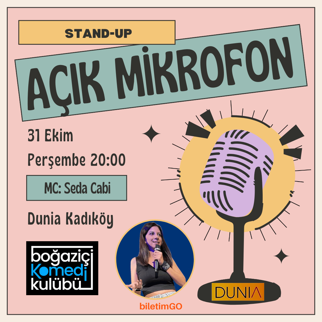 Açık Mikrofon Stand-up - Boğaziçi Komedi Kulübü