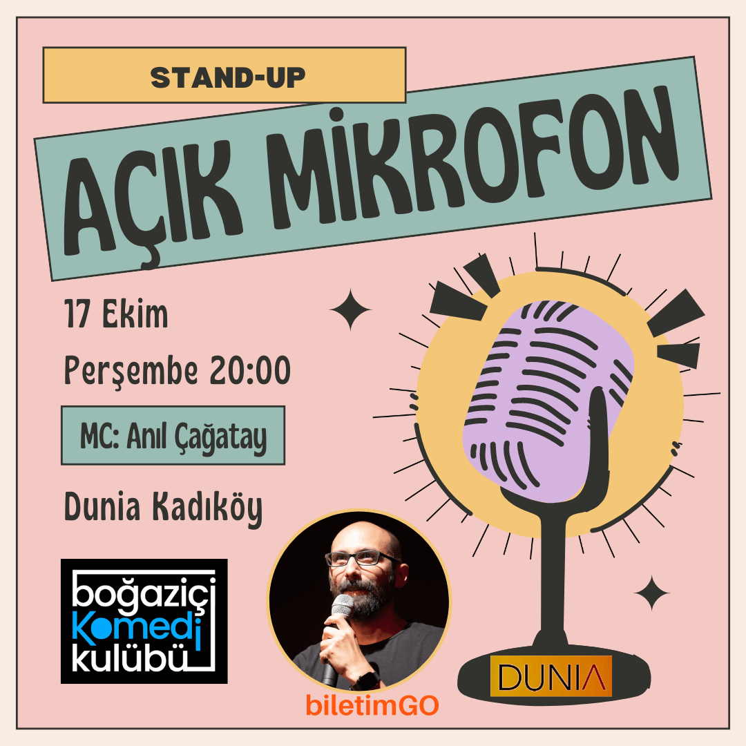 Açık Mikrofon Stand-up - Boğaziçi Komedi Kulübü