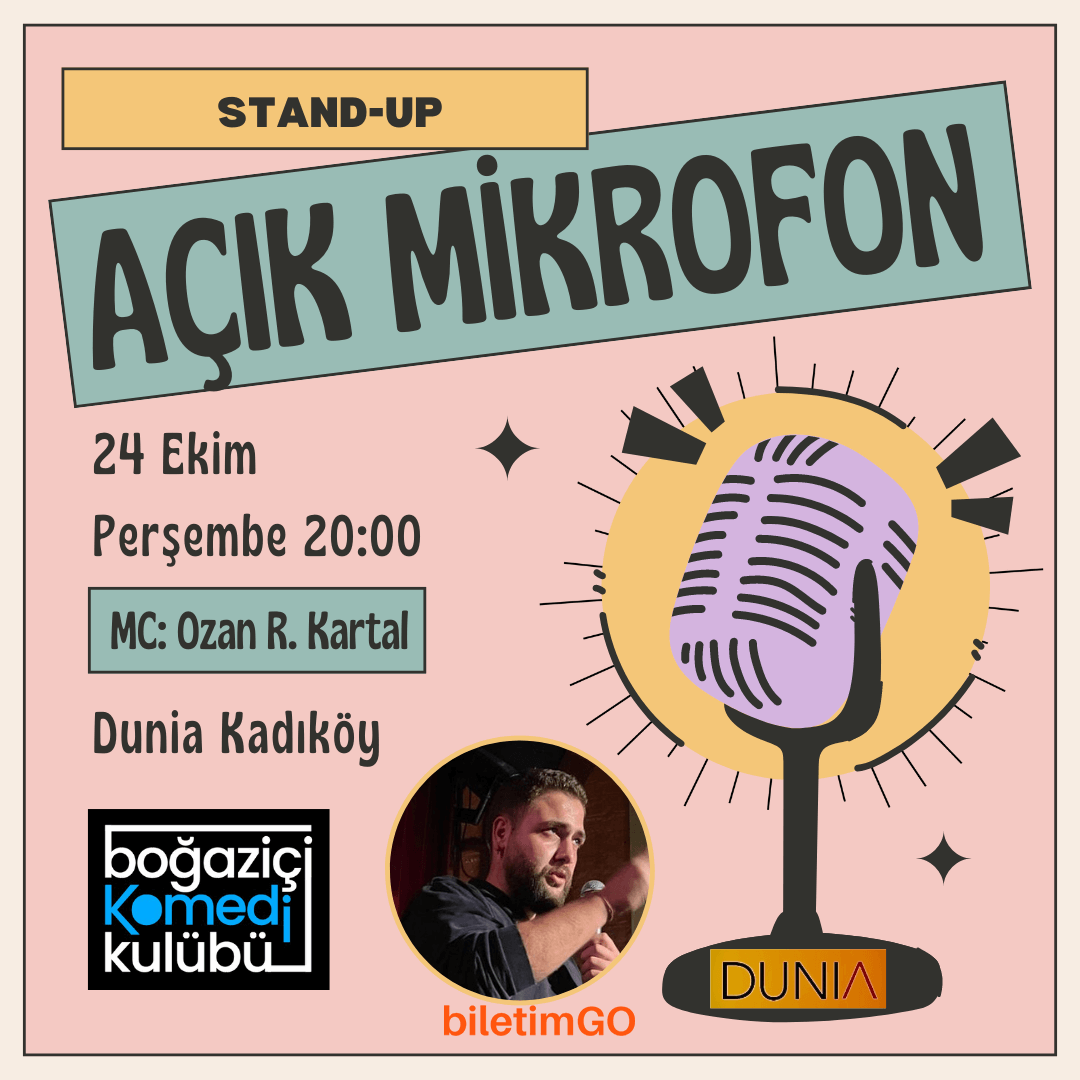Açık Mikrofon Stand-up - Boğaziçi Komedi Kulübü