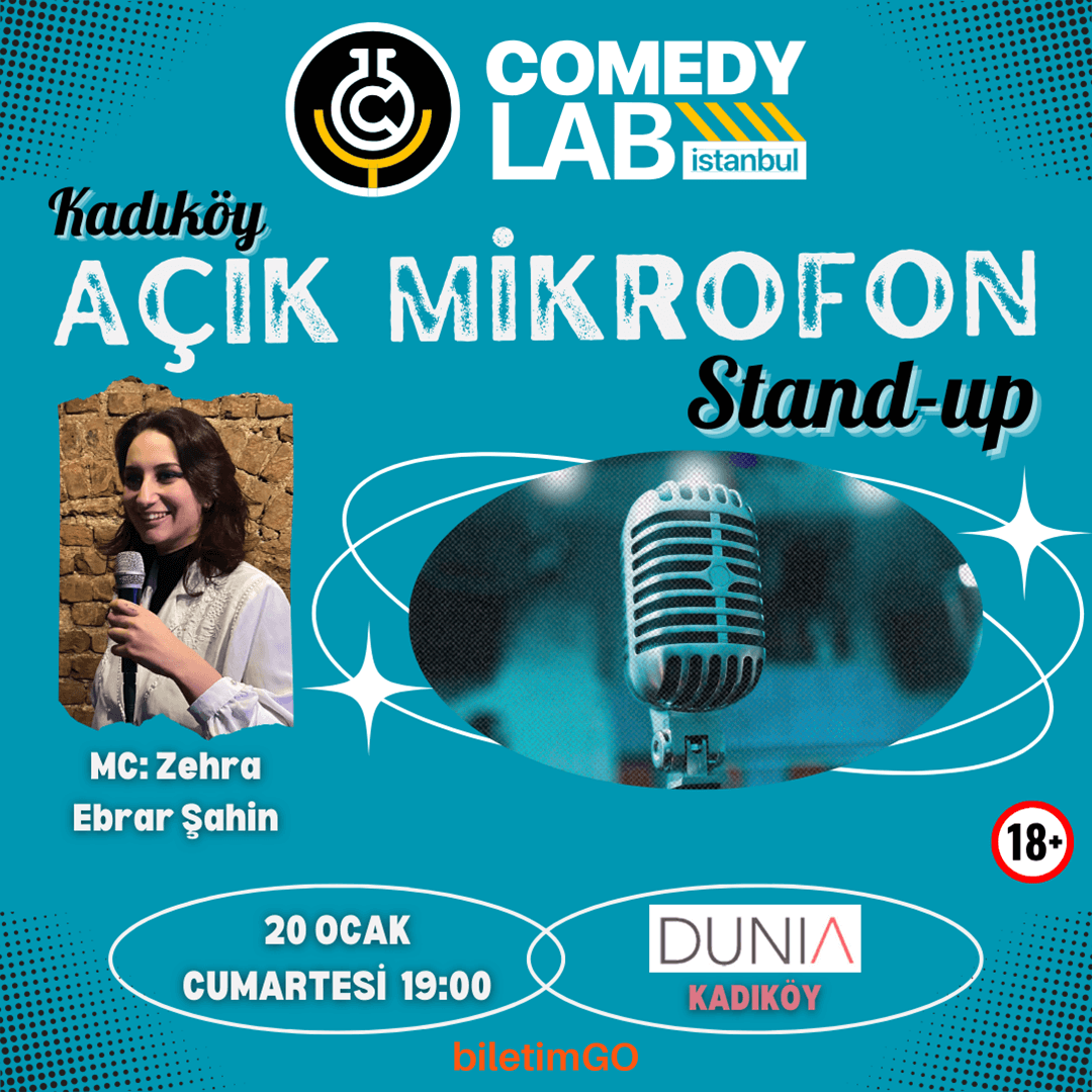 Açık Mikrofon Stand-up - Comedy Lab Istanbul