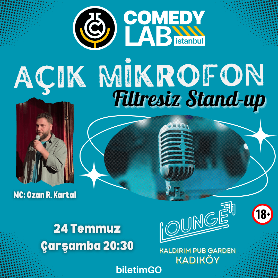Açık Mikrofon Stand-up - Comedy Lab Istanbul