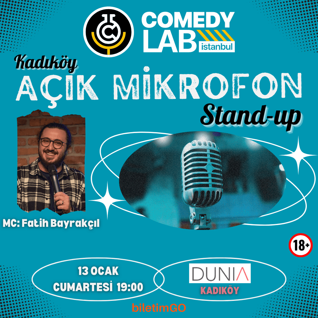 Açık Mikrofon Stand-up - Comedy Lab Istanbul