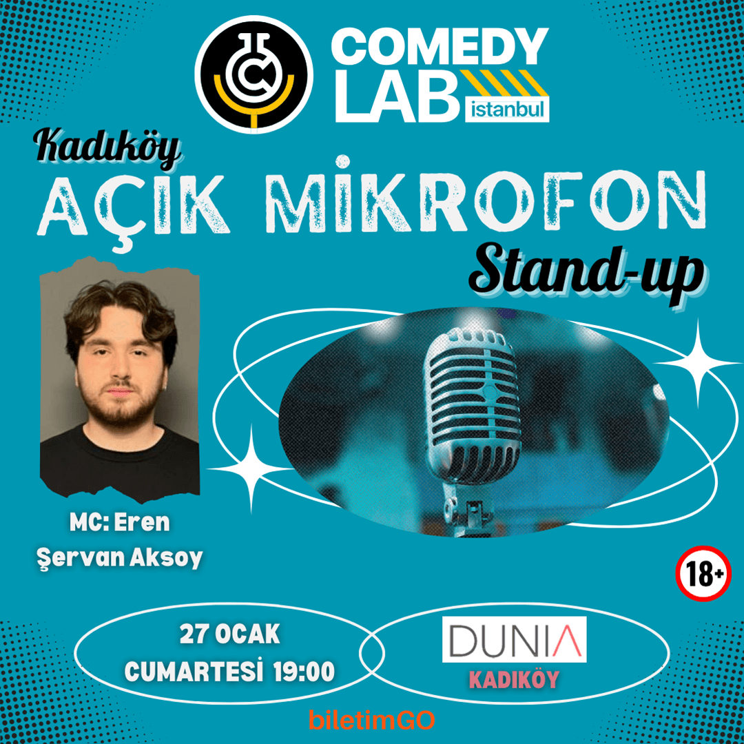 Açık Mikrofon Stand-up - Comedy Lab Istanbul