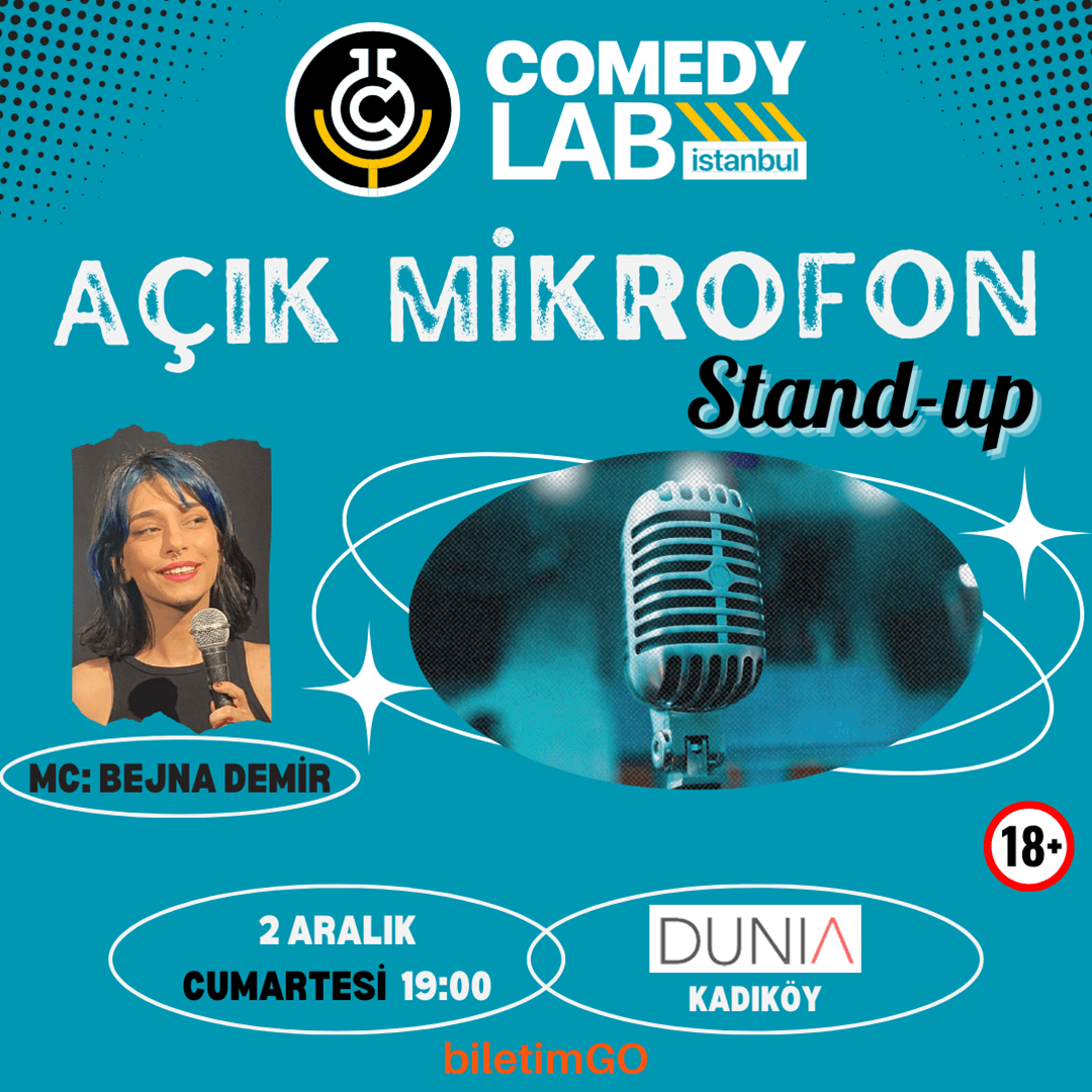 Açık Mikrofon Stand-Up - Comedy Lab Istanbul