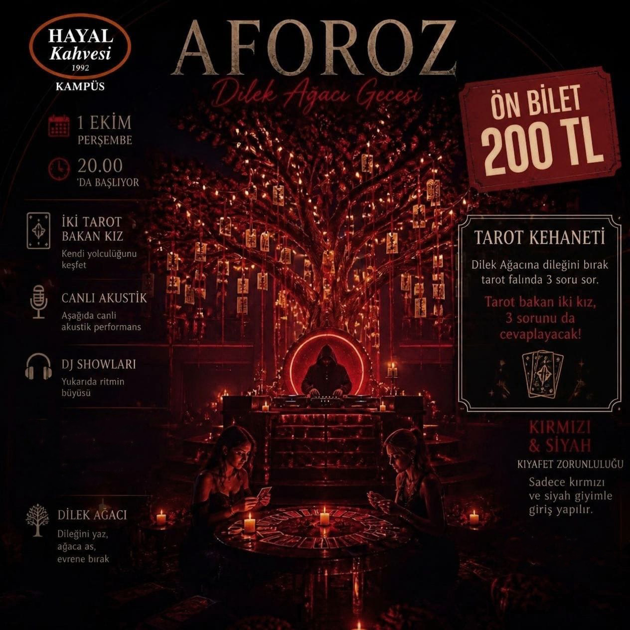 Aforoz Dilek Ağacı Gecesi / Hayal Kahvesi Çanakkale