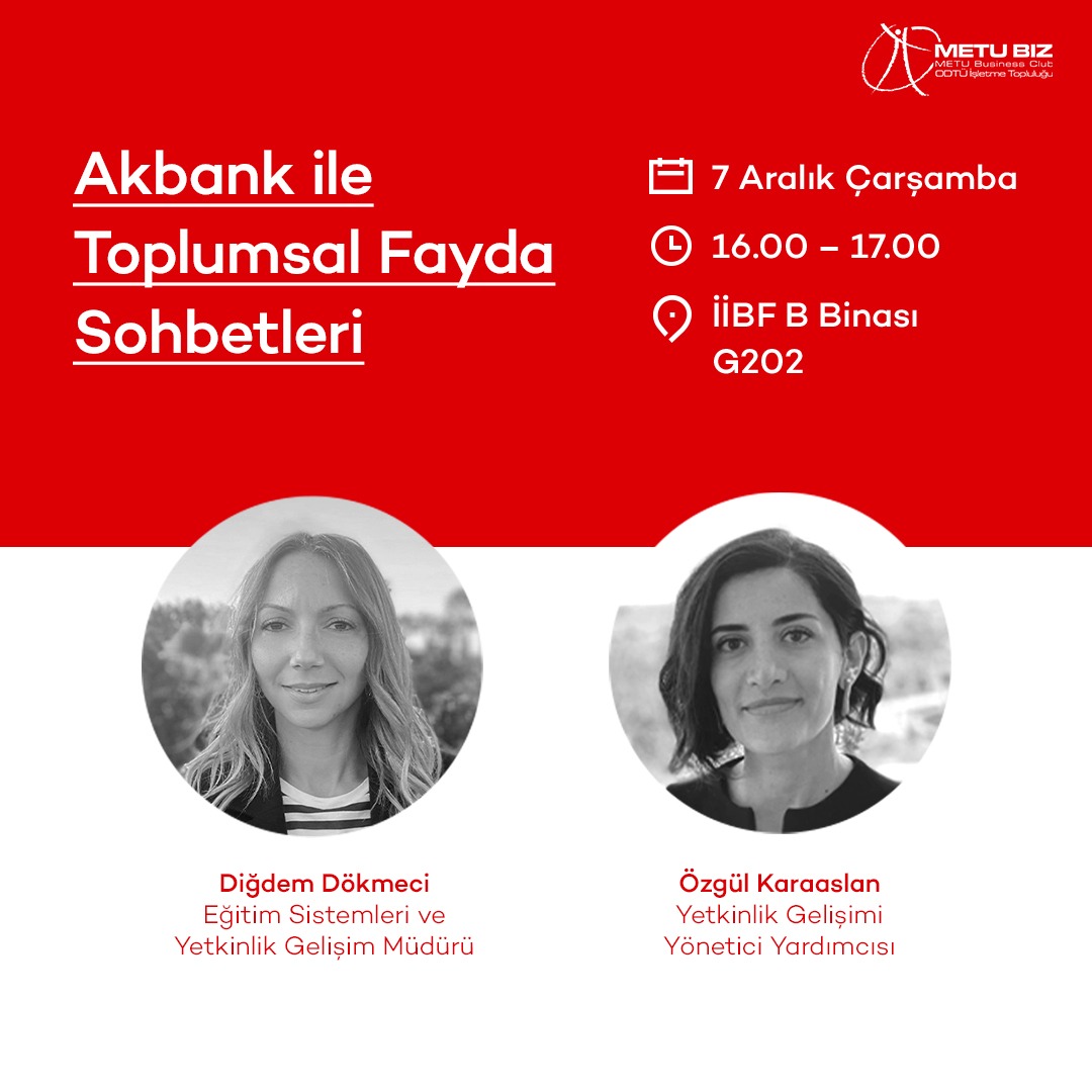 Akbank ile Toplumsal Fayda Sohbetleri