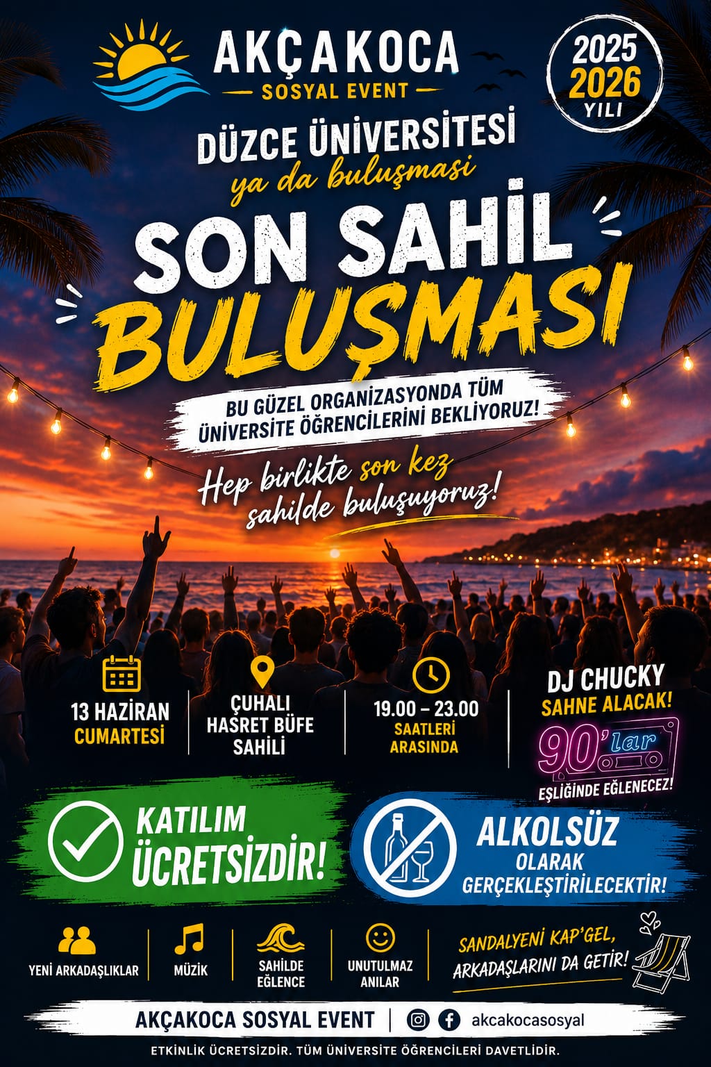 Akçakoca Sahilde Son Buluşma
