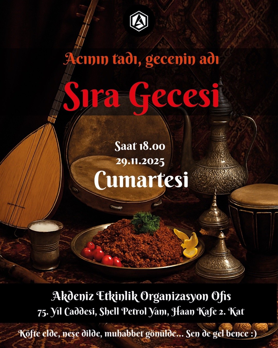 Akdeniz Etkinlik Sıra Gecesi