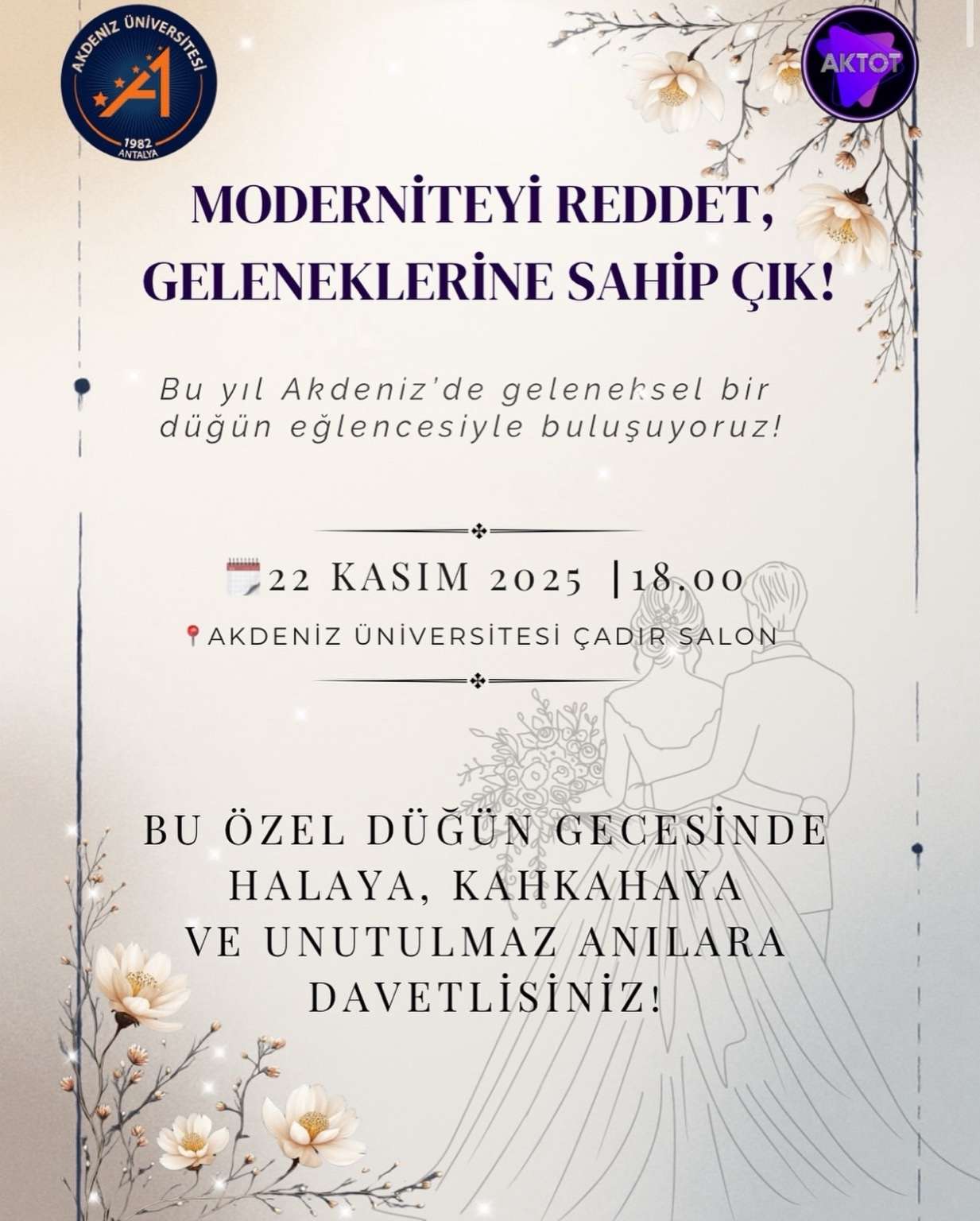 Akdeniz Üniversitesi Düğünü