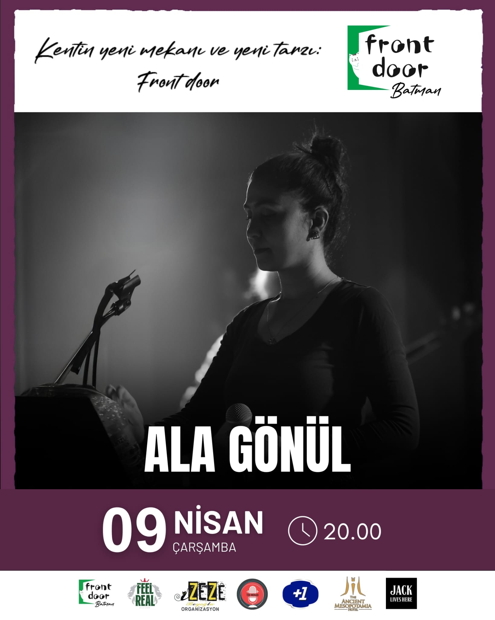 ALA GÖNÜL KONSERİ / FRONT DOOR BATMAN 9 Nisan