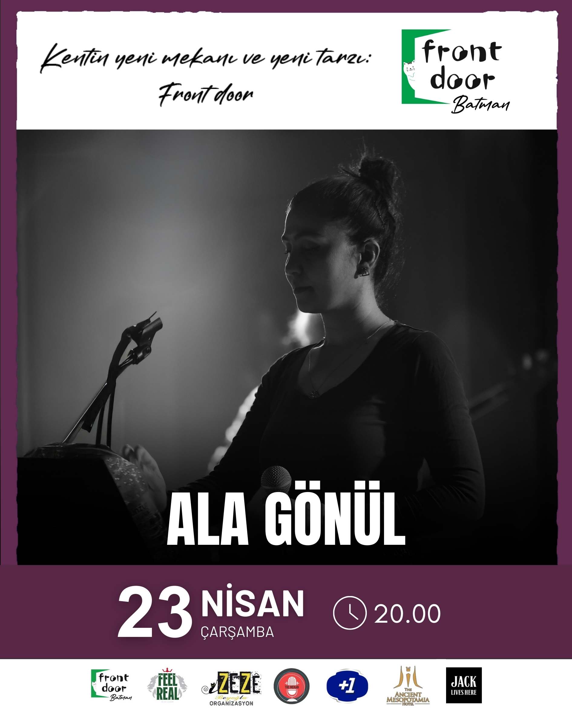 ALA GÖNÜL KONSERİ / FRONT DOOR BATMAN 23 Nisan