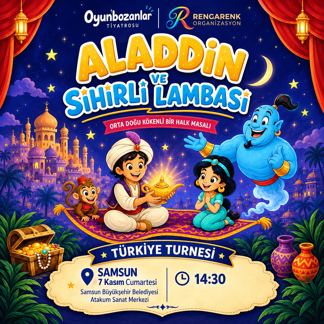 Aladdin ve Sihirli Lambası - Samsun