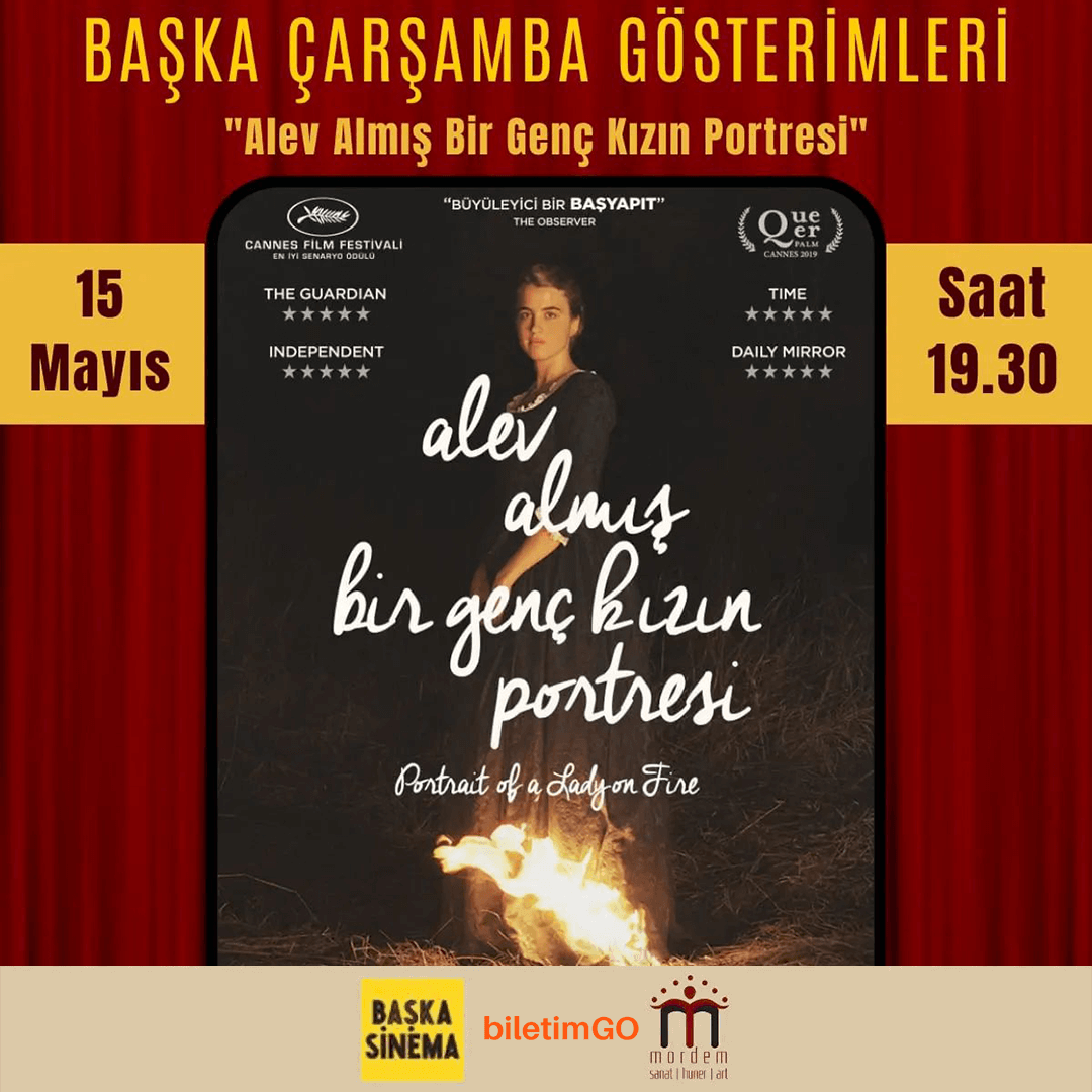 ''Alev Almış Bir Genç Kızın Portresi'' Başka Çarşamba Film Gösterimi