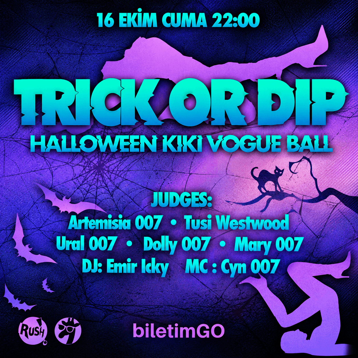 ANKARA HALLOWEEN KIKI BALL TRICK OR DIP