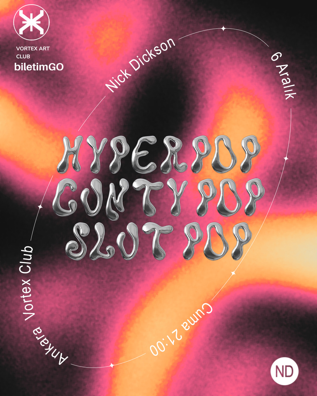 Ankara Hyperpop Cunty Slut Pop Party