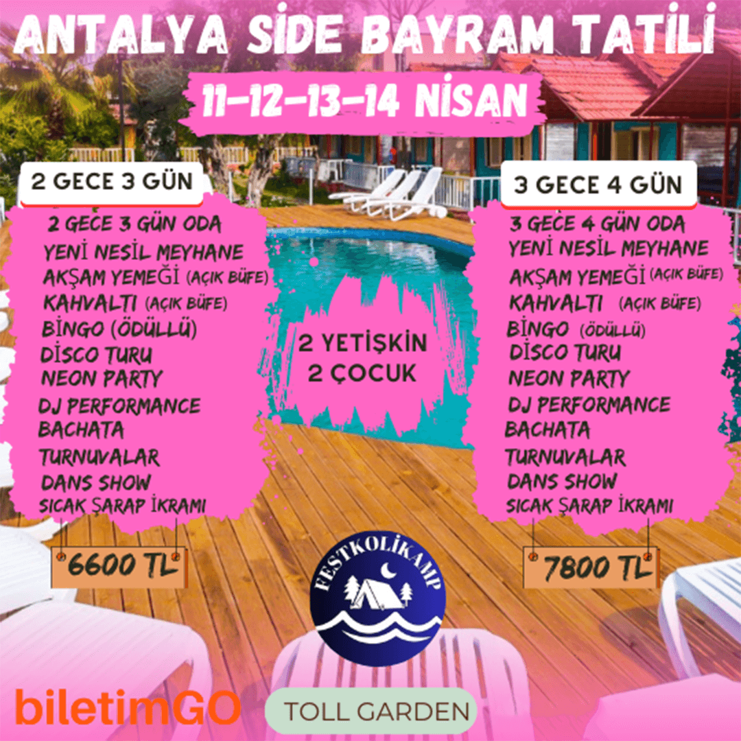 ANTALYA SİDE BAYRAM TATİLİ