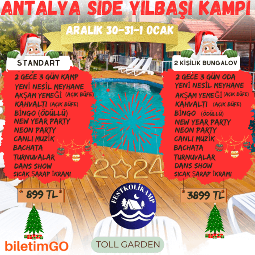 ANTALYA SİDE YILBAŞI KAMPI