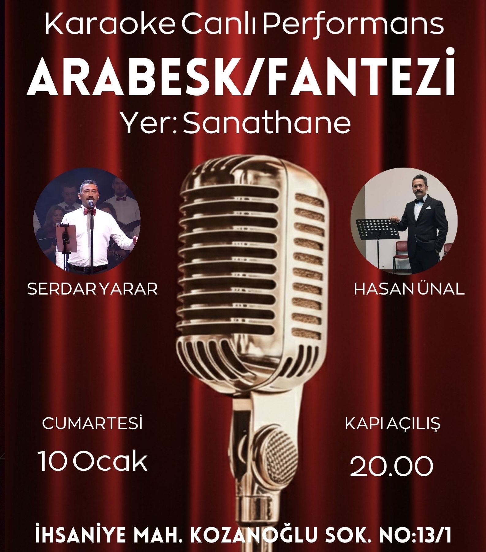 Arabesk/Fantezi Müzik Gecesi